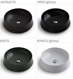 Раковина для ванної накладна Simas колекція Sharp біла SH05