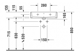 Раковина Duravit Vero Air 2350600000