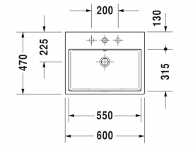 Раковина Duravit Vero Air 2350600000