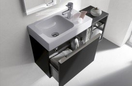 Раковина Geberit iCon отверстие под смеситель справа санфарфор белый 124736000