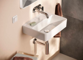 Раковина Hansgrohe Xanuia Q 45х34 см без отвору без переливу кераміка SmartClean білий 61142450