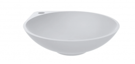 Раковина Miraggio Florence 46,6х40 см литий мармур білий матовий 0000198