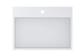 Раковина Miraggio Mares 600  литой мрамор белый матовый 0000214