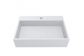 Раковина Miraggio Mares 600  литой мрамор белый матовый 0000214