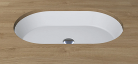 Раковина Miraggio Rome литой мрамор белый матовый 0000233