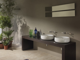 Раковина для ванной накладная Flaminia коллекция Bonola белая BN46A