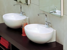 Раковина для ванной накладная Flaminia коллекция Dip белая DP481