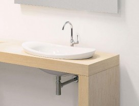 Раковина для ванной накладная Flaminia коллекция IO белая IO4275