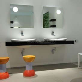 Раковина для ванной накладная Flaminia коллекция IO белая IO4275