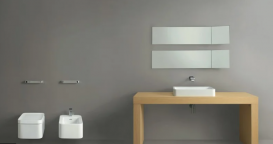 Раковина для ванної накладна Flaminia колекція Nile біла NL40A