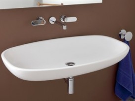 Раковина для ванної накладна Flaminia колекція Nuda біла 5080