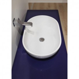 Раковина для ванной накладная Flaminia коллекция Pass белый PS62C