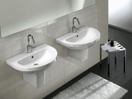 Раковина подвесная Hatria Erika Pro 62х46 см санфарфор белый YXJE01