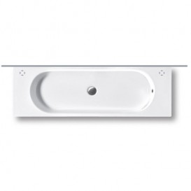 Раковина накладна/підвісна Hatria Area 110х35 см санфарфор білий YXNG01