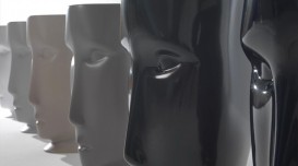 Раковина напольная Kerasan Artwork Moloco санфарфор чёрный глянцевый 474004