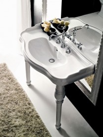 Раковина подвесная Kerasan Retro белая 105001