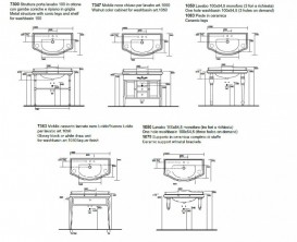 Раковина подвесная Kerasan Retro чёрная 105004