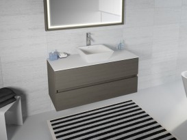 Раковина Riho Avella 42х42 см искусственный камень белый матовый F7AN6042421110