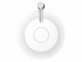 Раковина Riho Barca Ø39,5 см искусственный камень белый матовый F70022