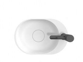 Раковина Riho Essence Tray 48х32 см искусственный камень белый матовый F70102