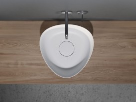 Раковина Riho Oviedo 40,9х40,9 см искусственный камень белый матовый F70020