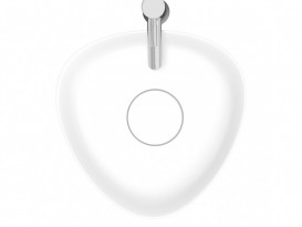 Раковина Riho Oviedo 40,9х40,9 см искусственный камень белый матовый F70020