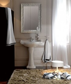 Раковина з п'єдесталом Kerasan Retro біла 104701