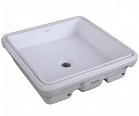 Раковина TOTO врезная квадратная керамика белый LW1514B