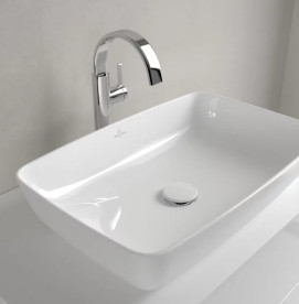 Раковина Villeroy & Boch Artis 58х38,5 см без перелива TitanCeram CeramicPlus каменный белый 417258RW