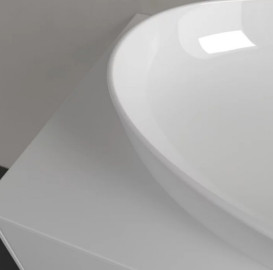 Раковина Villeroy & Boch Artis 61х41 см без переливу TitanCeram CeramicPlus кам'яний білий 419861RW