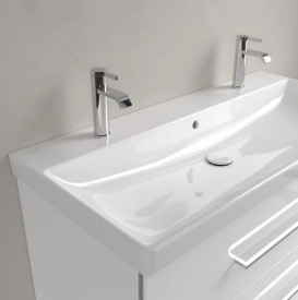 Раковина Villeroy & Boch Avento 100х47 см із переливом санітарна кераміка CeramicPlus альпійський білий 4156A4R1