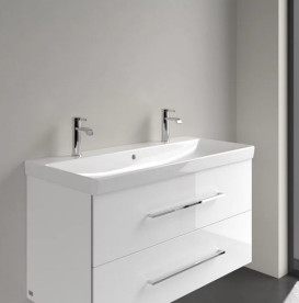 Раковина Villeroy & Boch Avento 100х47 см із переливом санітарна кераміка CeramicPlus альпійський білий 4156A4R1