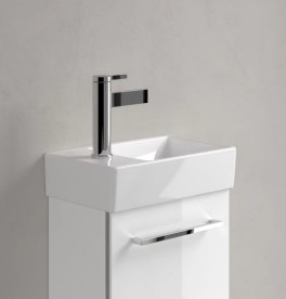 Раковина Villeroy & Boch Avento 36х22 см чаша справа санитарная керамика CeramicPlus альпийский белый 43003RR1