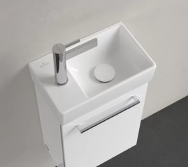 Раковина Villeroy & Boch Avento 36х22 см чаша справа санитарная керамика CeramicPlus альпийский белый 43003RR1