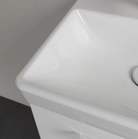 Раковина Villeroy & Boch Avento 45х37 см із переливом санітарна кераміка альпійський білий 73584501