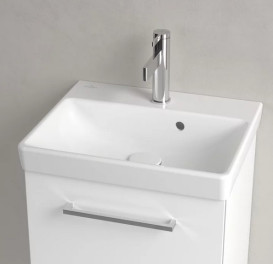 Раковина Villeroy & Boch Avento 45х37 см із переливом санітарна кераміка CeramicPlus альпійський білий 735845R1