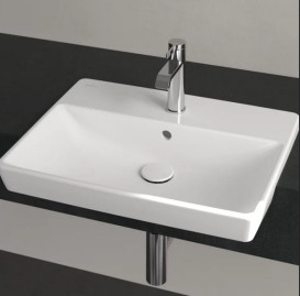 Раковина Villeroy & Boch Avento 55х44 см нешліфована санітарна кераміка білий альпійський 4A065501