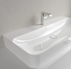 Раковина Villeroy&Boch Finion 100х47 см без переливу TitanCeram CeramicPlus альпійський білий 41681HR1