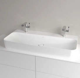 Раковина Villeroy&Boch Finion 100х47 см без переливу TitanCeram CeramicPlus альпійський білий 41681LR1