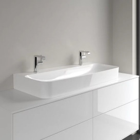 Раковина Villeroy&Boch Finion 100х47 см без переливу TitanCeram CeramicPlus альпійський білий 41681LR1