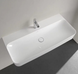 Раковина Villeroy & Boch Finion 100х47 см со скрытым переливом TitanCeram CeramicPlus альпийский белый 4168ABR1