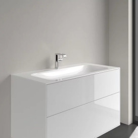 Раковина Villeroy & Boch Finion 100х50 см без переливу TitanCeram CeramicPlus кам'яний білий 4164A2RW