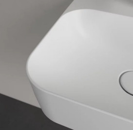 Раковина Villeroy & Boch Finion 43х39 см без перелива TitanCeram CeramicPlus каменный белый 436443RW