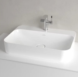 Раковина Villeroy & Boch Finion 60х44,5 см без перелива TitanCeram CeramicPlus альпийский белый 414261R1