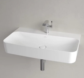 Раковина Villeroy&Boch Finion 80х47 см без переливу TitanCeram CeramicPlus альпійський білий 416881R1