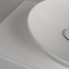 Раковина Villeroy & Boch Loop & Friends ⌀42 см без переливу TitanCeram CeramicPlus кам'яний білий 4A4601RW