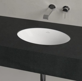 Раковина Villeroy&Boch Loop&Friends 43х28 см з переливом TitanCeram CeramicPlus кам'яний білий 4A5300RW