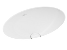 Раковина Villeroy & Boch Loop & Friends 43х28 см без перелива TitanCeram CeramicPlus каменный белый 4A5301RW