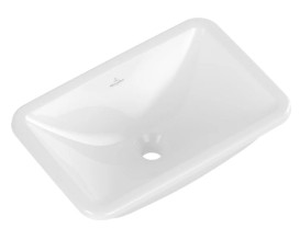 Раковина Villeroy&Boch Loop&Friends 45х28 см з переливом TitanCeram альпійський білий 4A560001