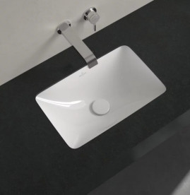 Раковина Villeroy & Boch Loop & Friends 45х28 см без перелива TitanCeram CeramicPlus альпийский белый 4A5601R1